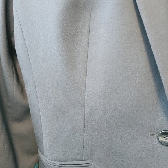 Boss Hugo Boss Women's Jabina Wool Blend Jacket Sz 10 Minimalist Classic Preppy - Picture 14 of 14